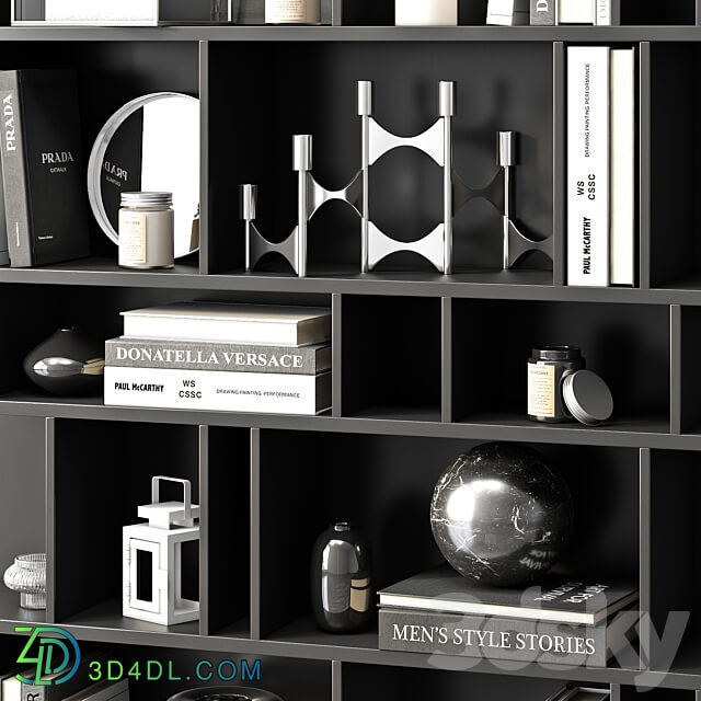 Rack COMO black by BoConcept Rack 3D Models