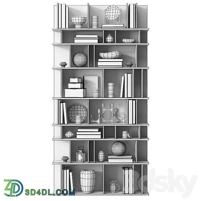 Rack COMO black by BoConcept Rack 3D Models