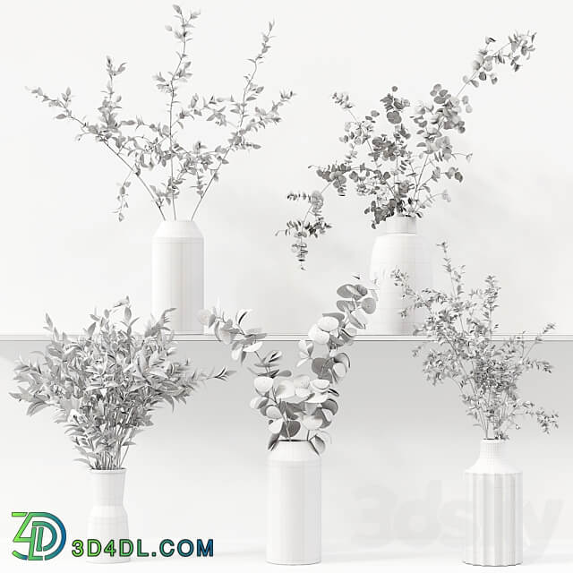 Collaction Indoor Plants 022 3D Models