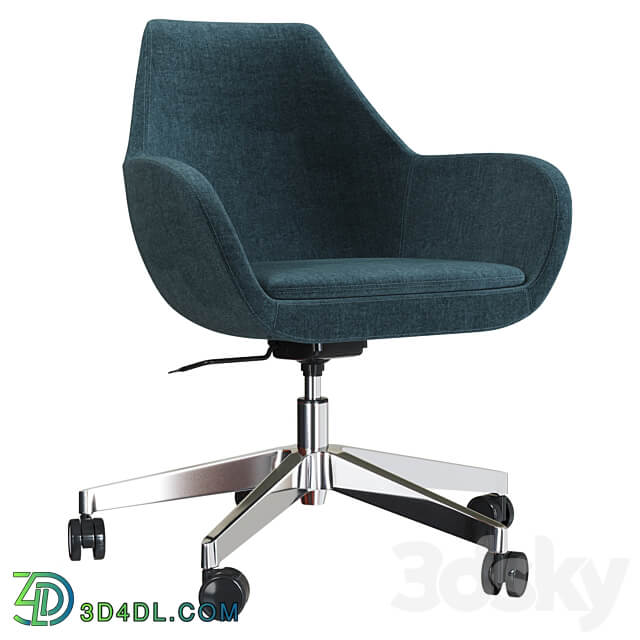 Chairs Profim Fan 4 types of legs 3D Models