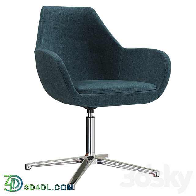 Chairs Profim Fan 4 types of legs 3D Models