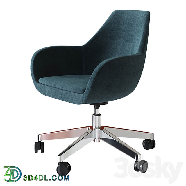 Chairs Profim Fan 4 types of legs 3D Models