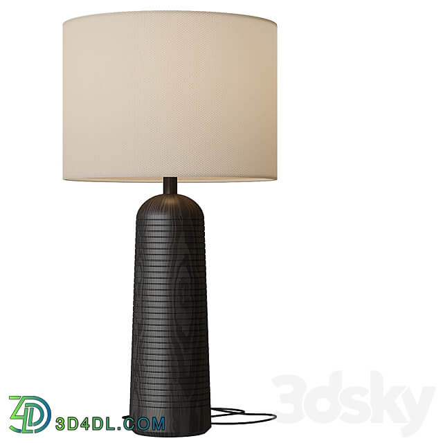 Frankfort Wood Table Lamp 3D Models