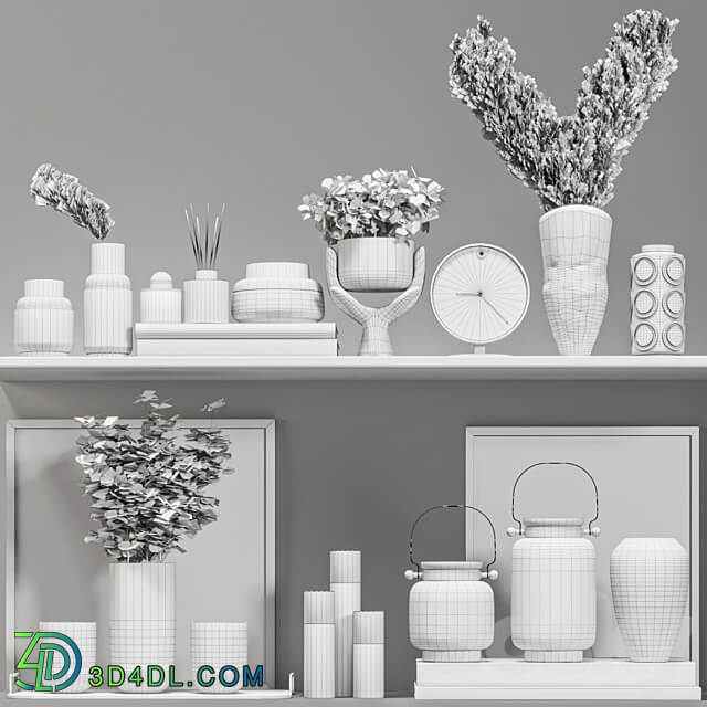 Decorative Set04 3D Models