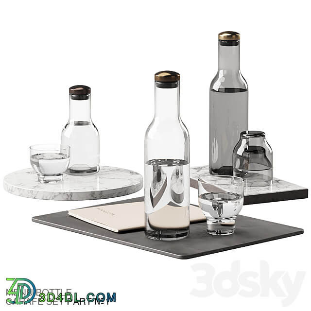 136 dishes decor set 09 MENU Bottle Carafe by Norm P01 3D Models