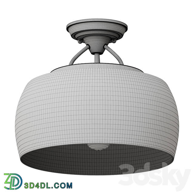 Chandelier MOD BOWL CEILING LIGHT LARGE SKU FM19050 AB lamp Ceiling lamp 3D Models