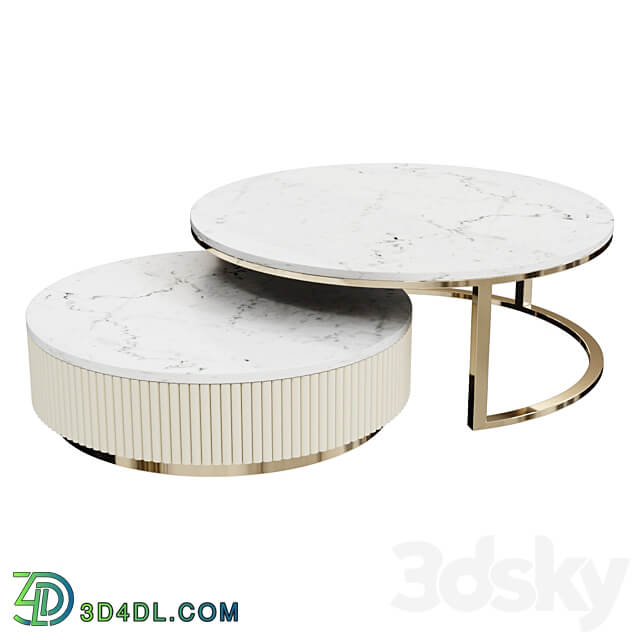 Coffee table 90 90 40 cm coffee table 3D Models