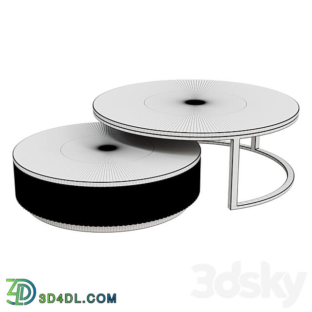 Coffee table 90 90 40 cm coffee table 3D Models