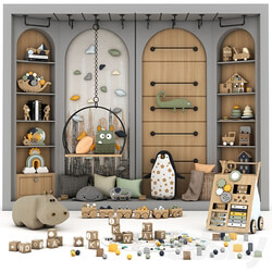 toys and furniture set Miscellaneous 3D Models 