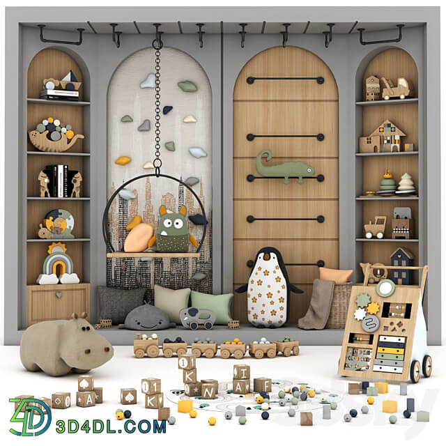 toys and furniture set Miscellaneous 3D Models