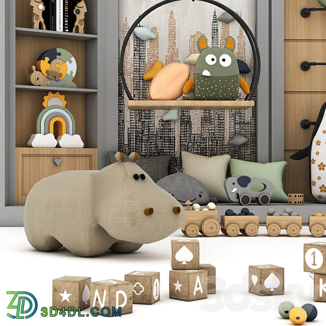 toys and furniture set Miscellaneous 3D Models