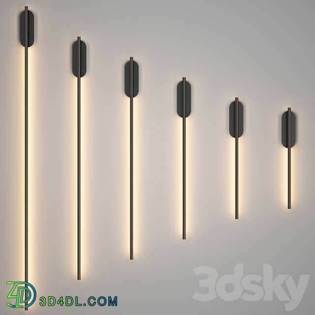 Wall lamp VIRGINIA Lampatron 3D Models