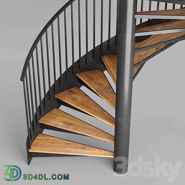 Spiral staircases 3D Models