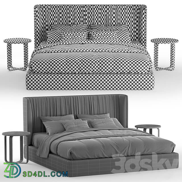Arte Brotto PRINCIPE bed Bed 3D Models