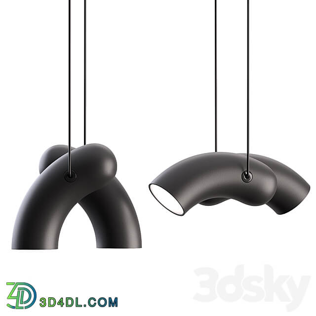 Hyphen Pendant d 39 Armes Pendant light 3D Models