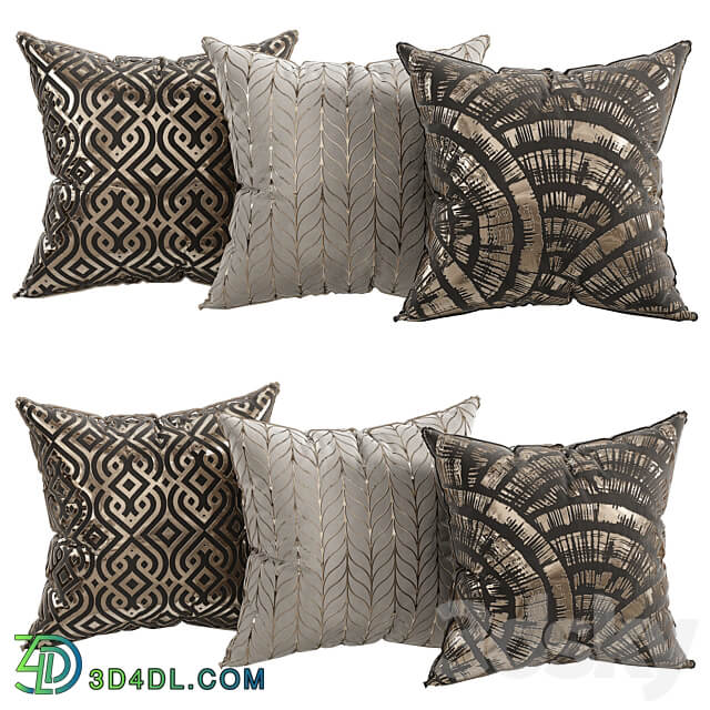 decorative pillows 6 3D Models