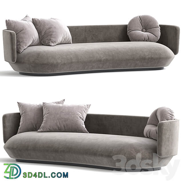 Baixo Sofa by Guilherme Wentz 3D Models