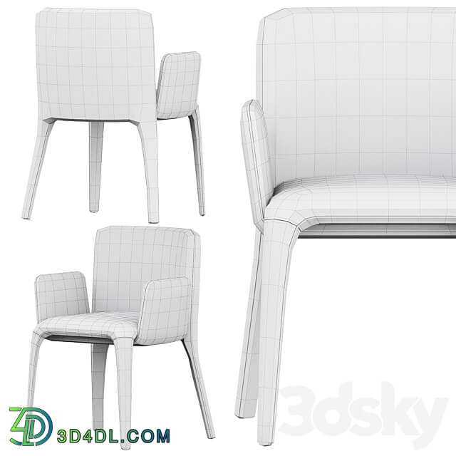 modern dining chair 3D Models