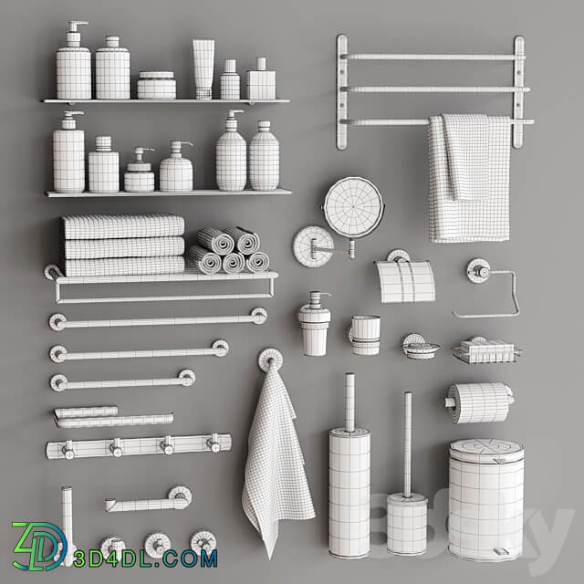 Bathroom Accessories 55 3D Models