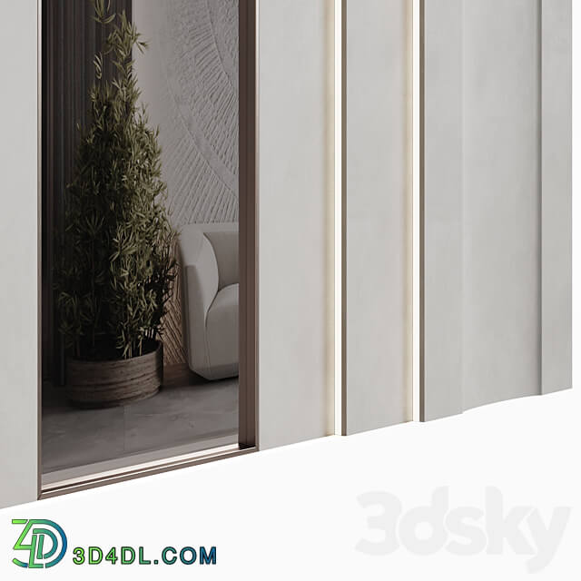 Decorative wall panel 3D Models