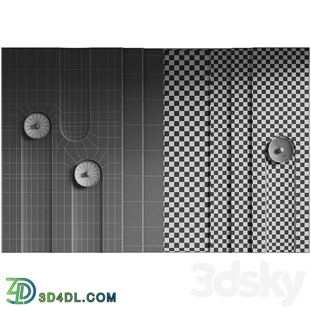 Decorative wall panel 3D Models