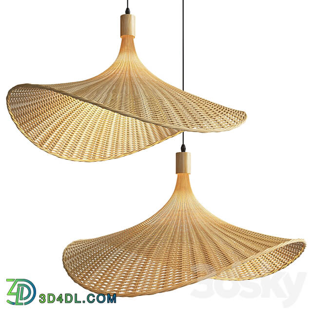 Rattan Lamps Pendant light 3D Models