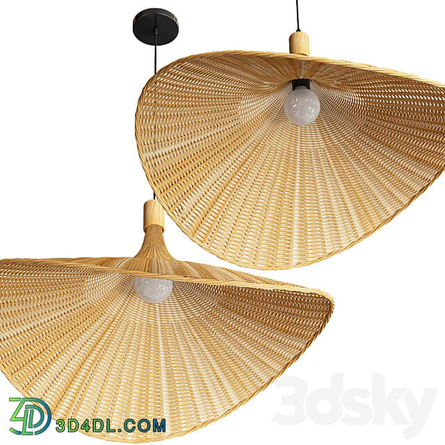 Rattan Lamps Pendant light 3D Models