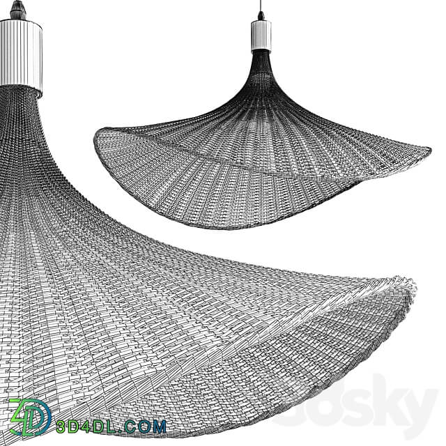 Rattan Lamps Pendant light 3D Models