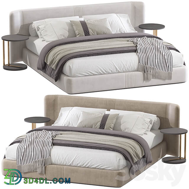 Double bed 96. Bed 3D Models