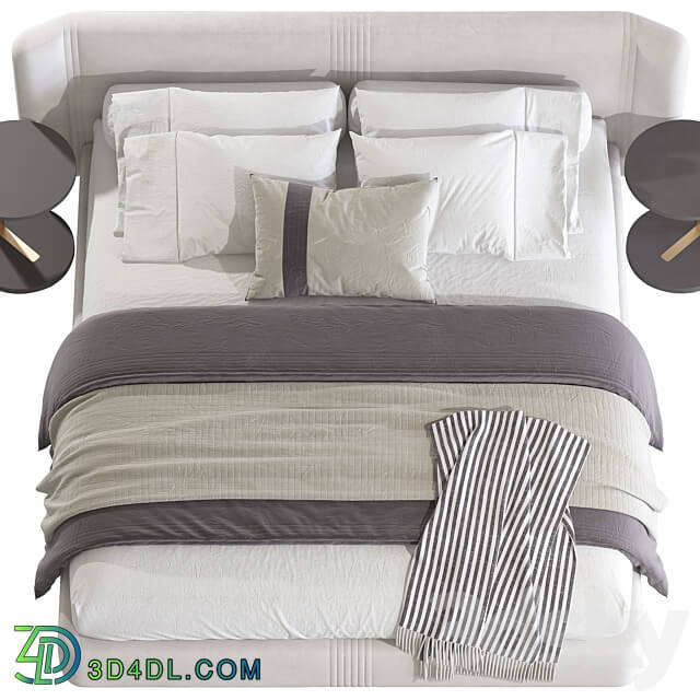 Double bed 96. Bed 3D Models