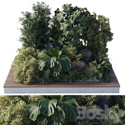 Collection outdoor indoor 101 pot plant 3D Models 