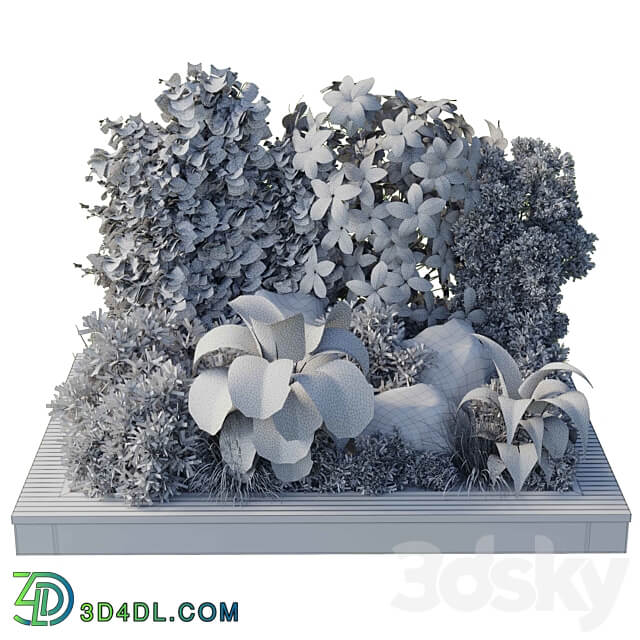 Collection outdoor indoor 101 pot plant 3D Models