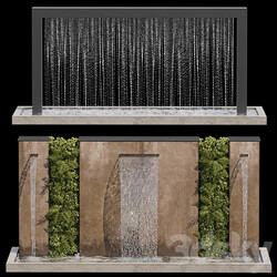Waterfall fountains cascade 05 Other 3D Models 