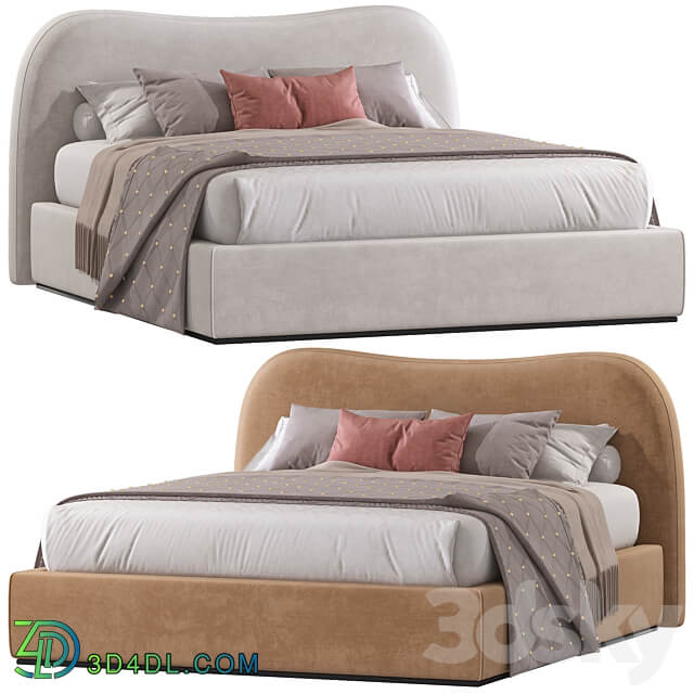 Double bed 99. Bed 3D Models