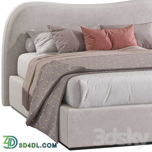 Double bed 99. Bed 3D Models