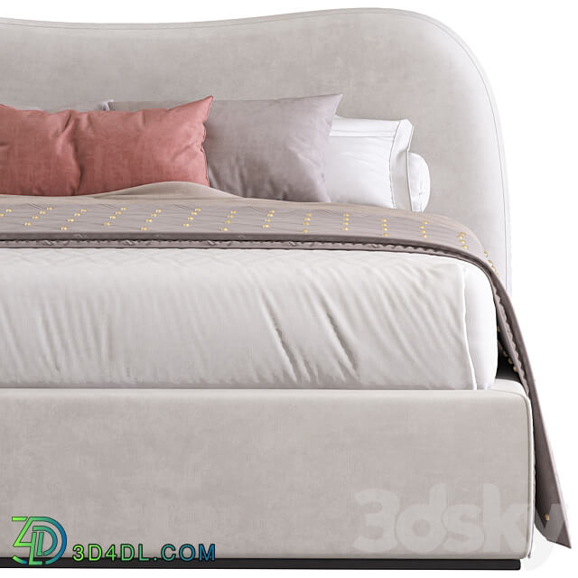 Double bed 99. Bed 3D Models