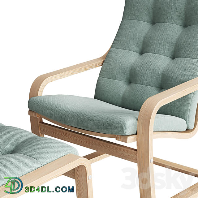 Armchair POANG by IKEA 3D Models