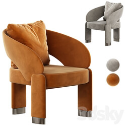 Velvet Chair 3D Models 