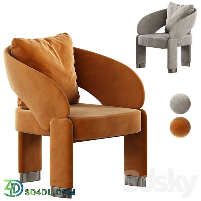 Velvet Chair 3D Models