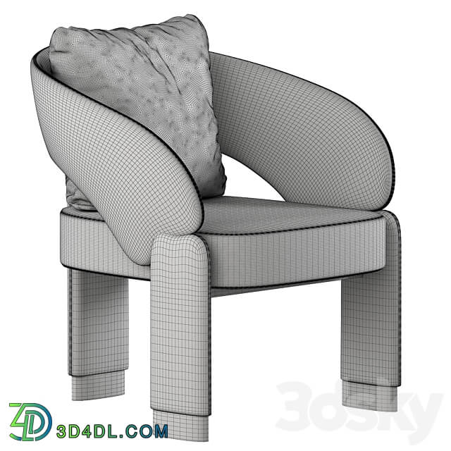 Velvet Chair 3D Models