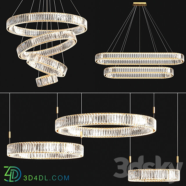 Bertolda Collection 02 by Lampatron Pendant light 3D Models