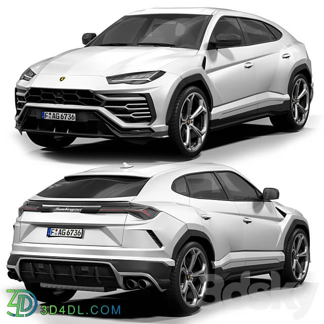 Lamborghini Urus 3D Models