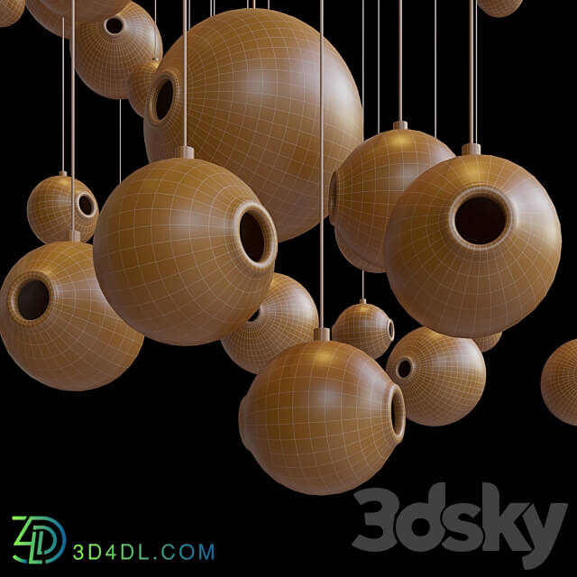 Light composition Vargov Design LC0221 Pendant light 3D Models