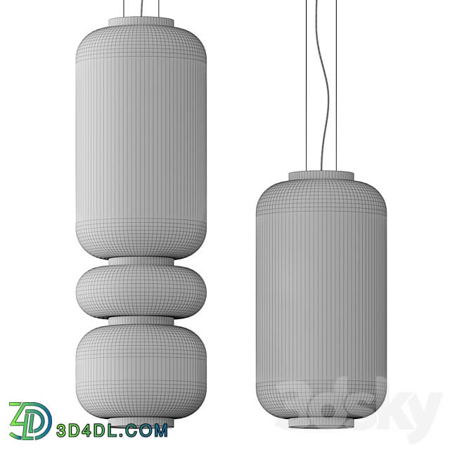 Baxter Haiku Pendant Lamps Pendant light 3D Models