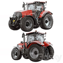 CASE 3 Tractor 3D Models 
