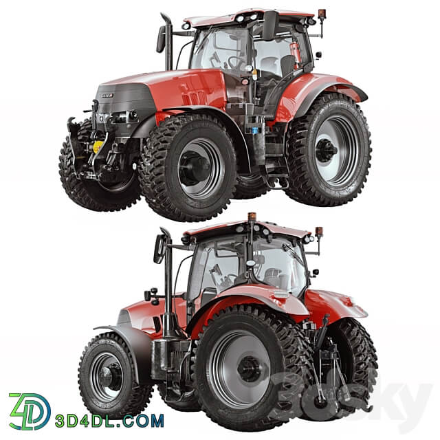 CASE 3 Tractor 3D Models