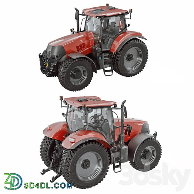 CASE 3 Tractor 3D Models