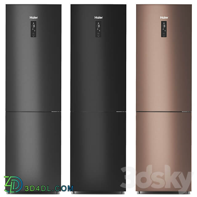 Fridge Haier C2F737CBXG 3D Models