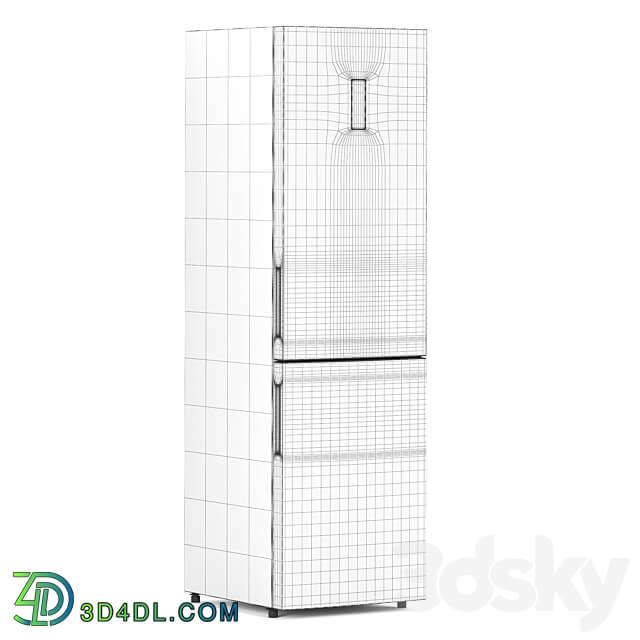 Fridge Haier C2F737CBXG 3D Models