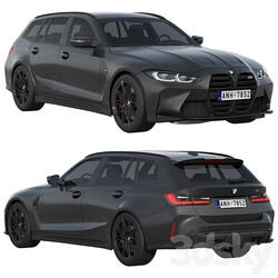 BMW M3 Competition Touring 2022 3D Models 